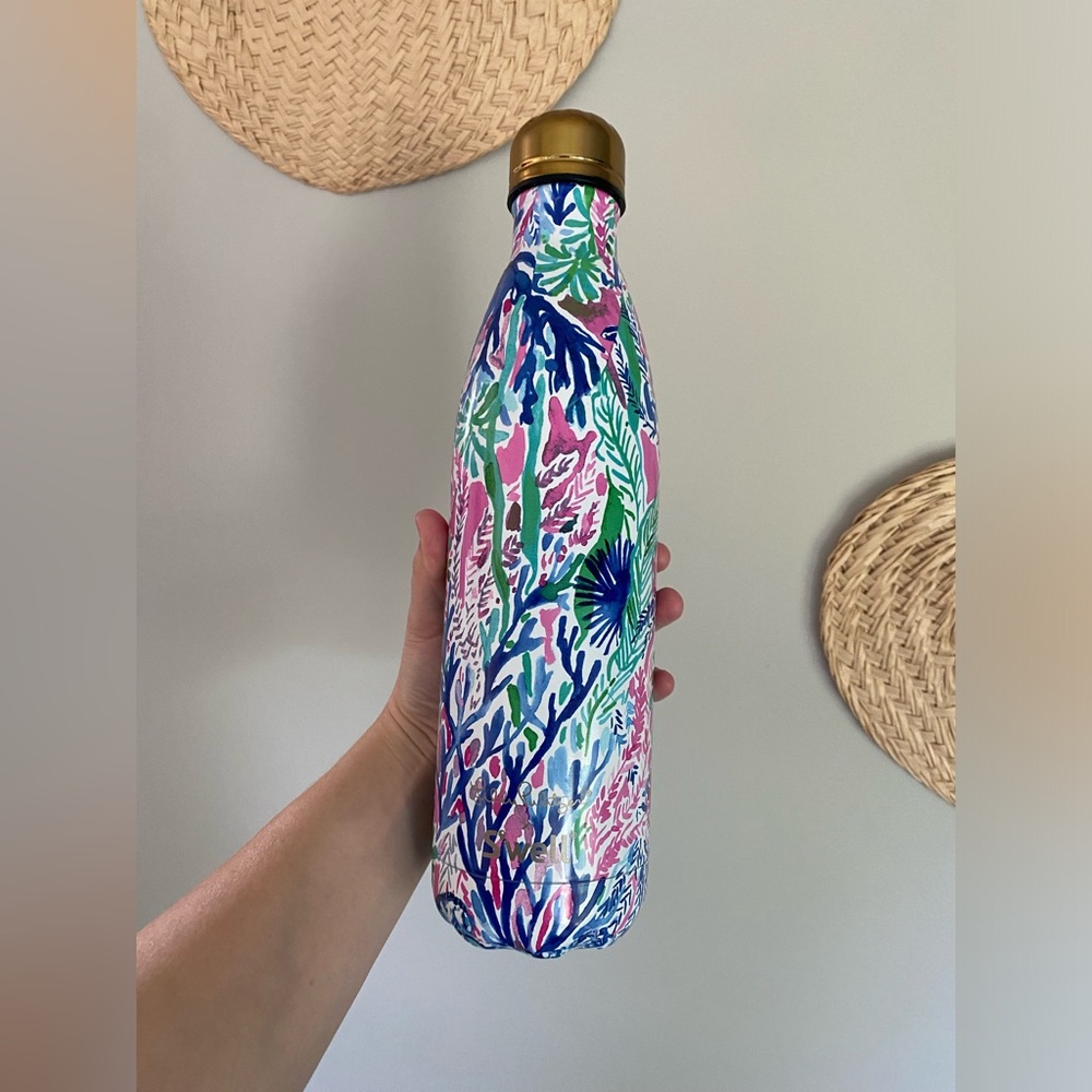 Lilly Pulitzer Colorful Floral Water Bottle